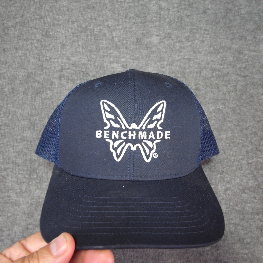 Benchmade Knives Hat Navy‎ Trucker Snapback Casual Outdoors Hunting Hiking